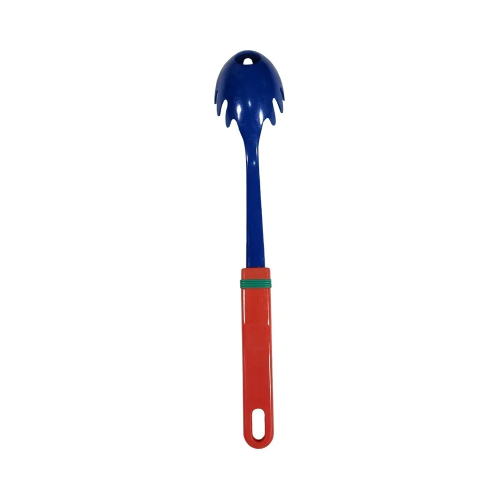 Vintage Blue Red Spaghetti Server Spoon Pasta Tool Kitchen Gadget‎ Utensil